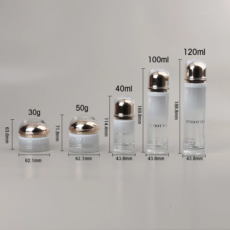 Sinbottle Customized Bionic Jellyfish Appearance Design Skin Care Product Set Bottle Luxury High End Cosmetic Packaging Set