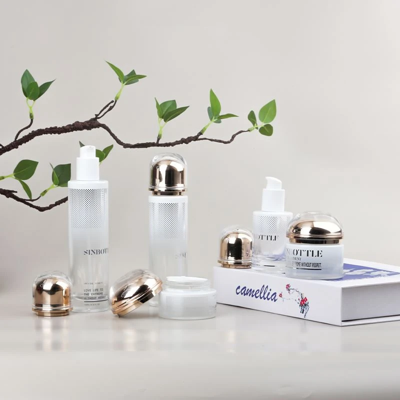 Sinbottle Customized Bionic Jellyfish Appearance Design Skin Care Product Set Bottle Luxury High End Cosmetic Packaging Set